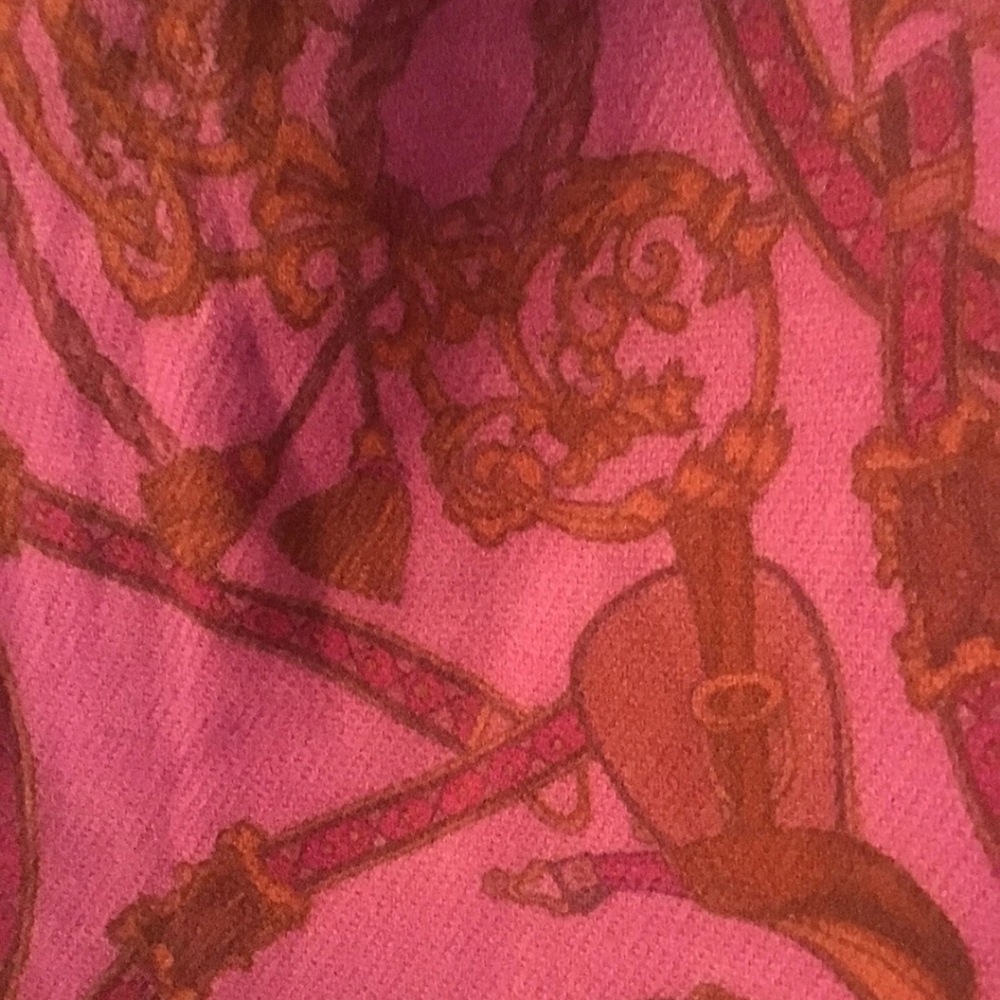 Gorgeous Vintage Fendi Equestrian Horse Scarf Made In Italy 80" Long - Picture 5 of 7
